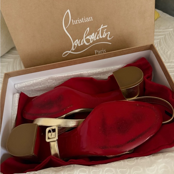 Miss Sabina metallic sandals from Christian Louboutin. Rarely worn. - Picture 2 of 5